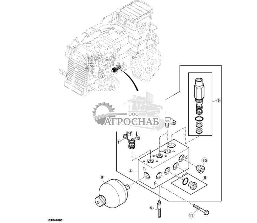 Клапан низкого давления 